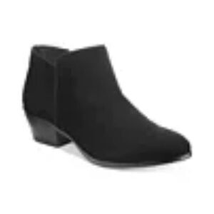 Style & Co. Womens Wileyy Faux Suede Booties Black size 9 Medium NEW